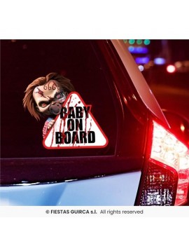 Baby On Board Halloween Car Sticker