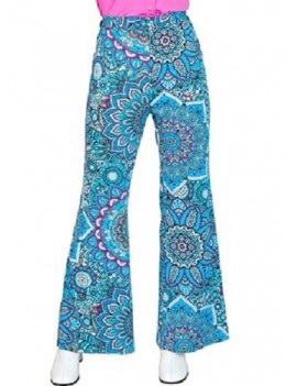 Blue Paisley Flares