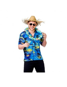 Blue Hawaiian Shirt 
