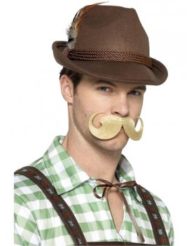 Brown Bavarian Trilby Hat