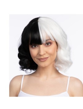 Devilla Black And White Wig