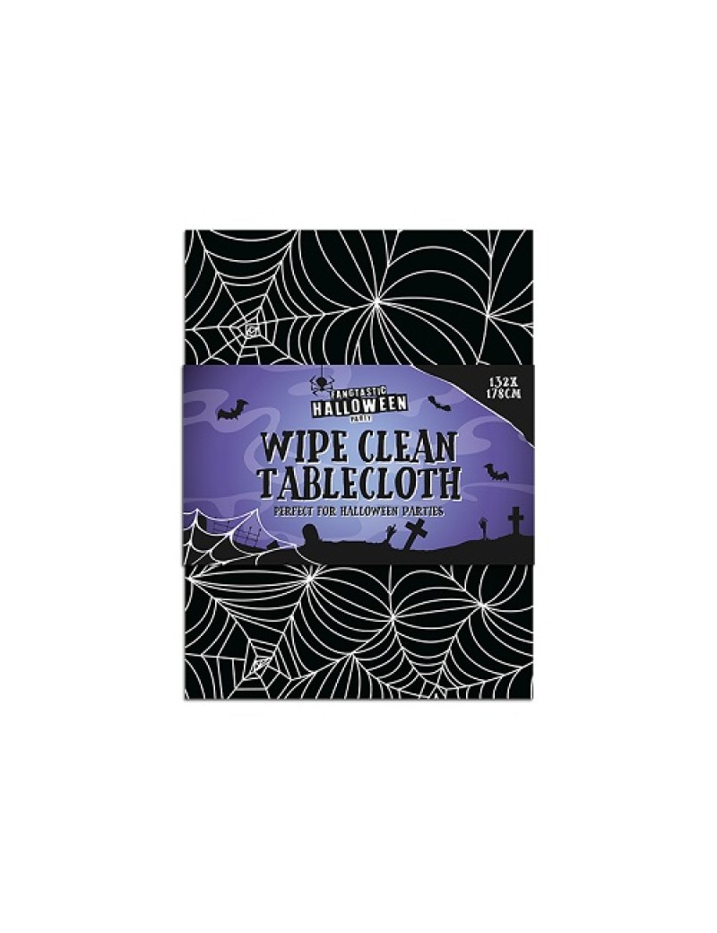 Spider Web Wipe Clean Tablecloth