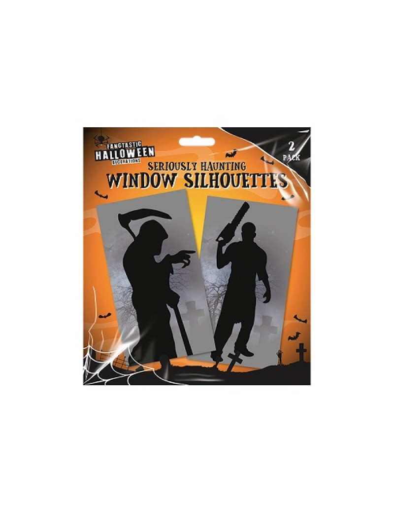 Haunted Window Silhouettes
