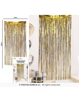 Gold Tinsel Curtain