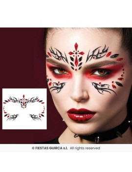 Gothic Face Gem Stickers