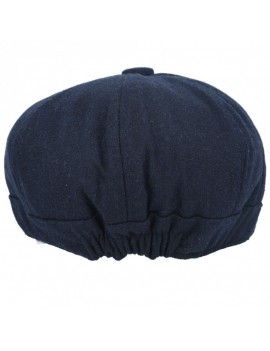 Newsboy 8 Panel Cap Navy Blue