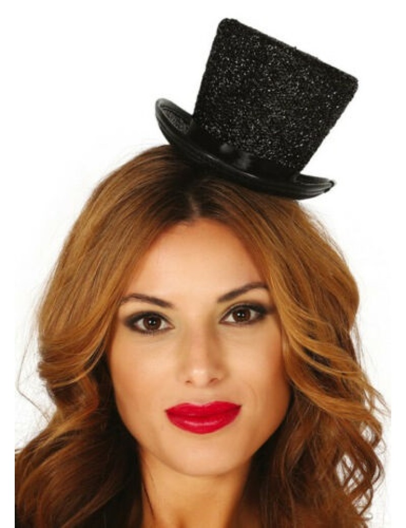 Black Mini Top Hat