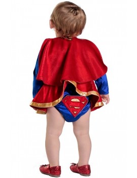 Supergirl Newborn Baby Costume