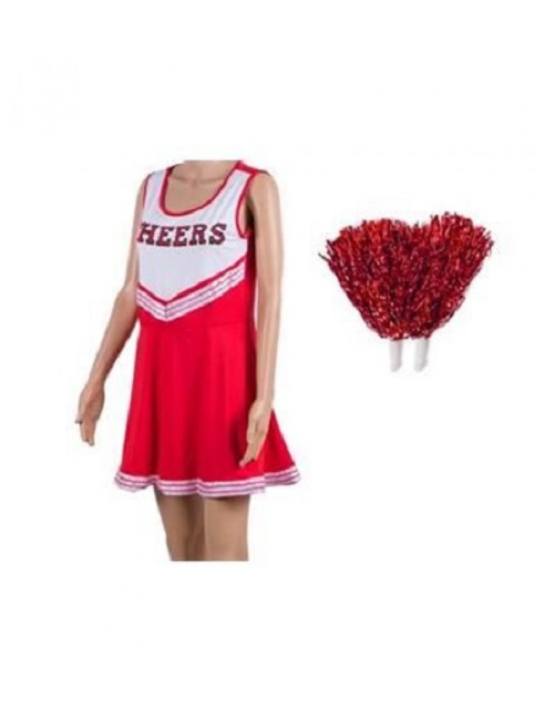 Red And White Cheerleader Costume