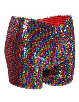 Multicoloured Sequin Shorts