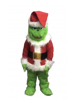 Professional Santa Grinch Mascot Costume