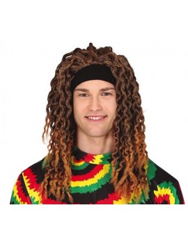 Brown Rasta Dreadlock Wig