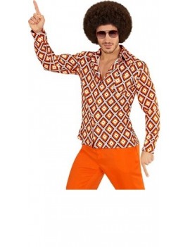 70s Groovy Style Rhombus Shirt