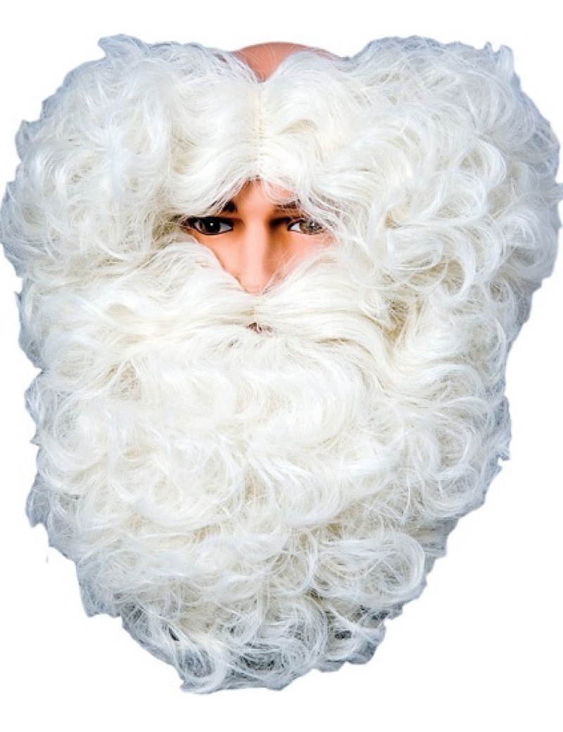 Santa Claus Beard And Headband Set