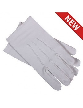 Short White Deluxe Gloves