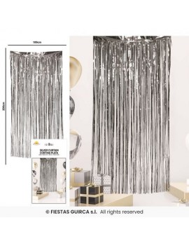 Silver Tinsel Curtain