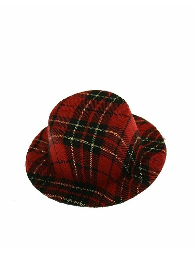 Tartan Mini Top Hat
