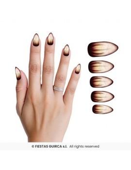 Werewolf Stick On False Nails