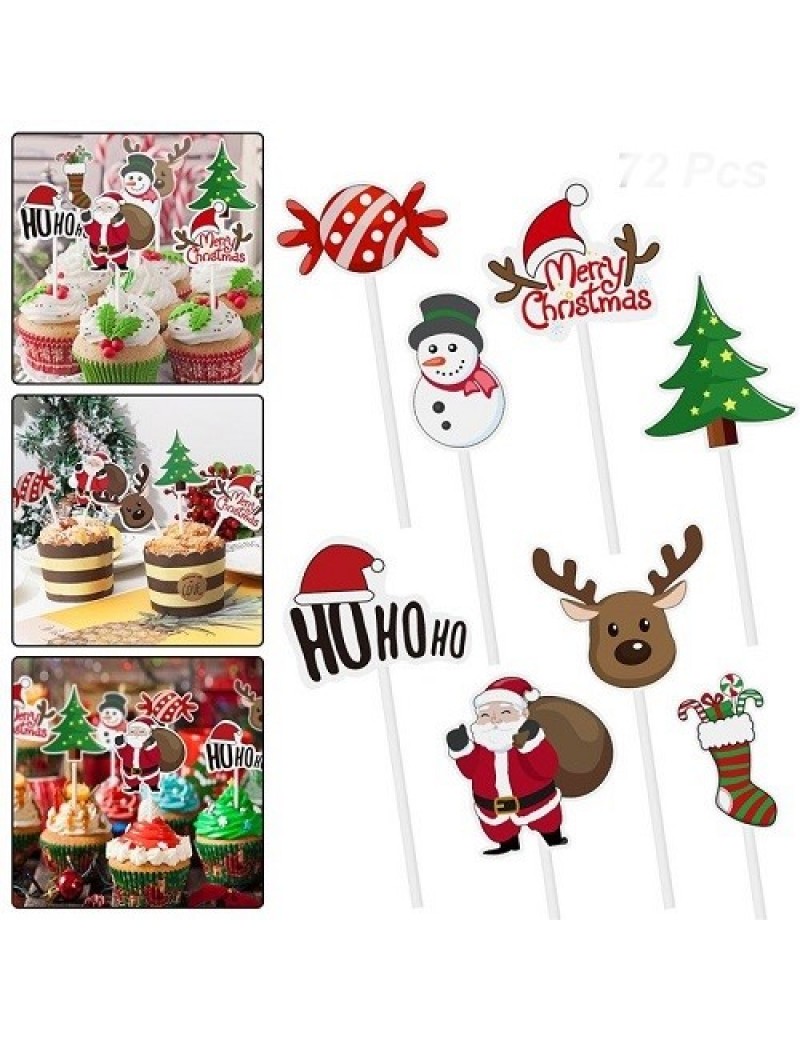 Christmas Cupcake Toppers