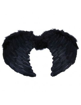 Black Feather Angel Wings
