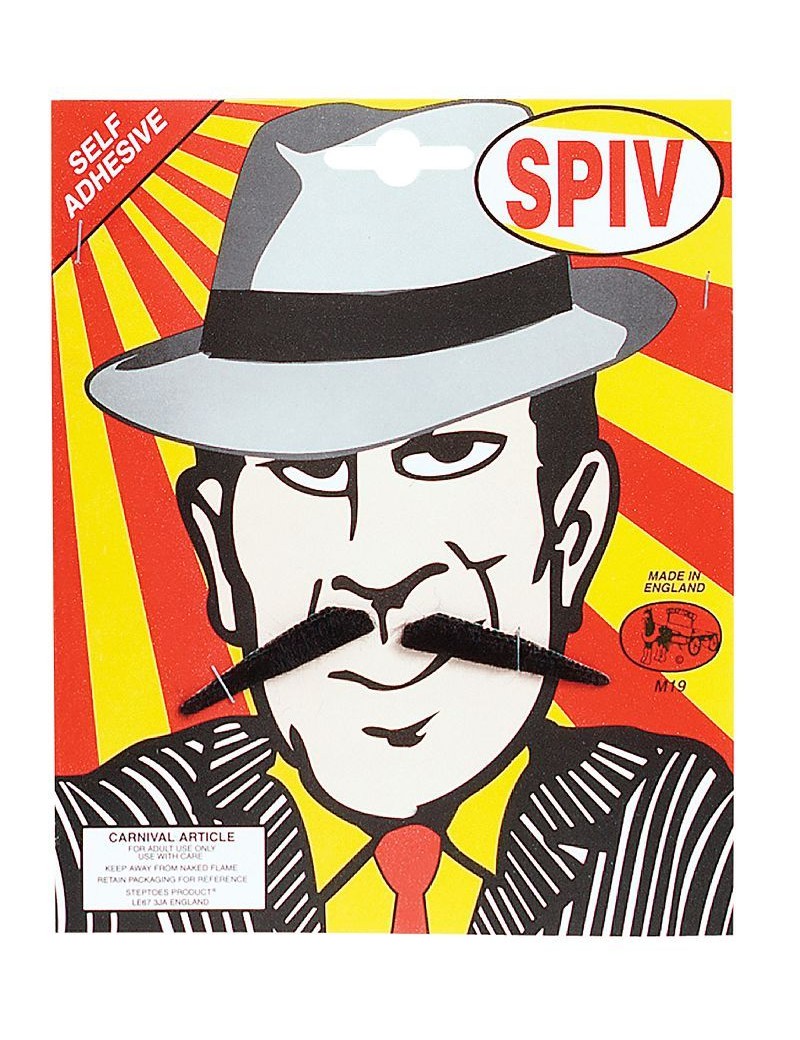 Spiv Moustache Black 