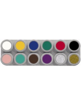 12 Colour Water Make Up Palette A 